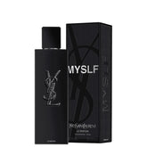 Yves Saint Laurent MYSLF Le Parfum 100ml 3.4 fl oz matte black bottle with YSL logo - orange blossom and vanilla fragrance for men