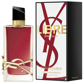 Yves Saint Laurent Libre Berry Crush Eau de Parfum 90ml 3.0 fl oz scarlet red bottle with gold YSL logo - raspberry and lavender perfume for women