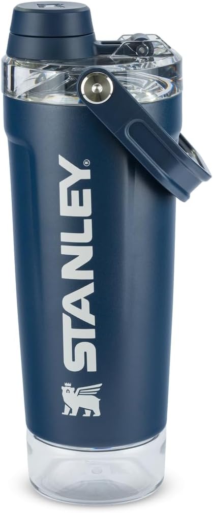 Insulated Stainless Steel Shaker Bottle – Leakproof Protein Shaker with Strainer