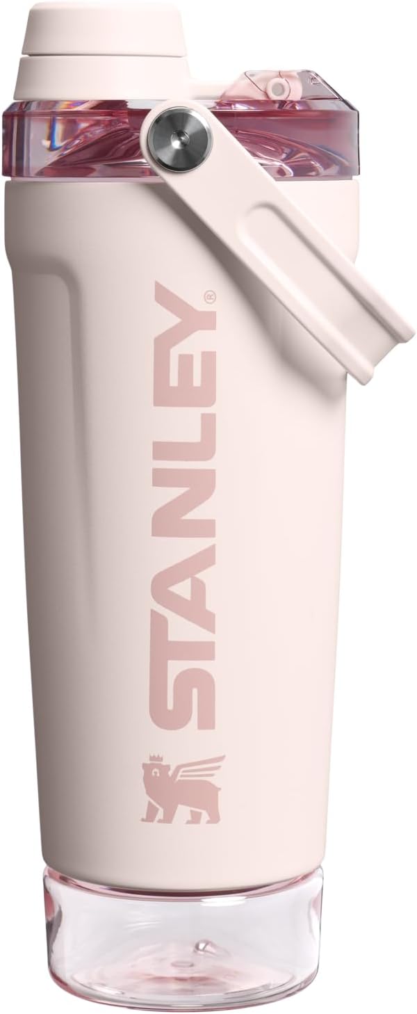 Insulated Stainless Steel Shaker Bottle – Leakproof Protein Shaker with Strainer