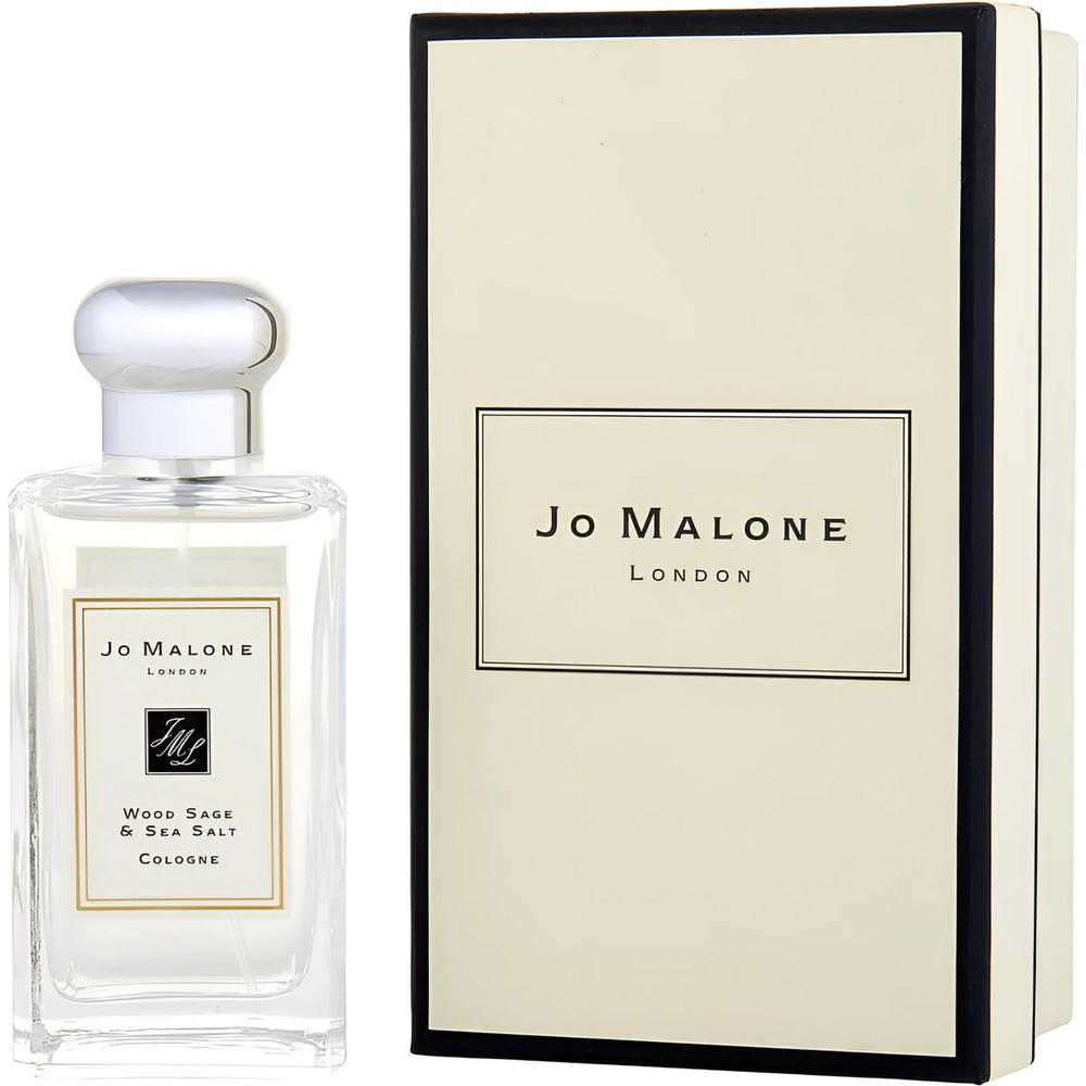 Jo Malone London Wood Sage and Sea Salt Cologne 100ml 3.4 fl oz clear bottle with cream gift box - fresh unisex cologne