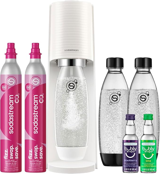 SodaStream TERRA Sparkling Water Maker – Countertop Soda Machine with CO2
