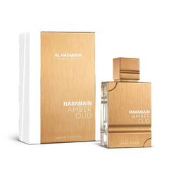 Al Haramain Amber Oud White Edition Eau de Parfum 100 ml perfume bottle