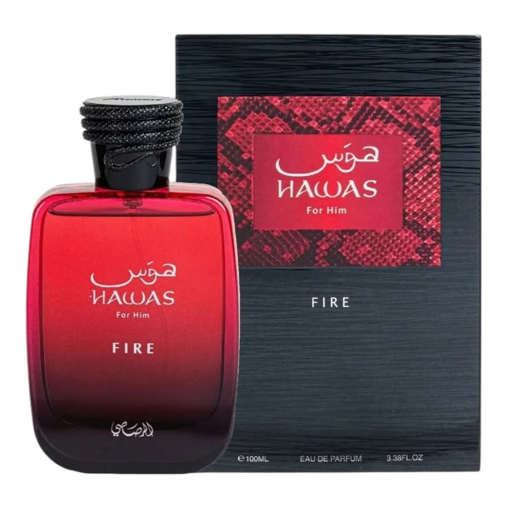 Rasasi Hawas Fire Eau de Parfum 100ml bottle for men