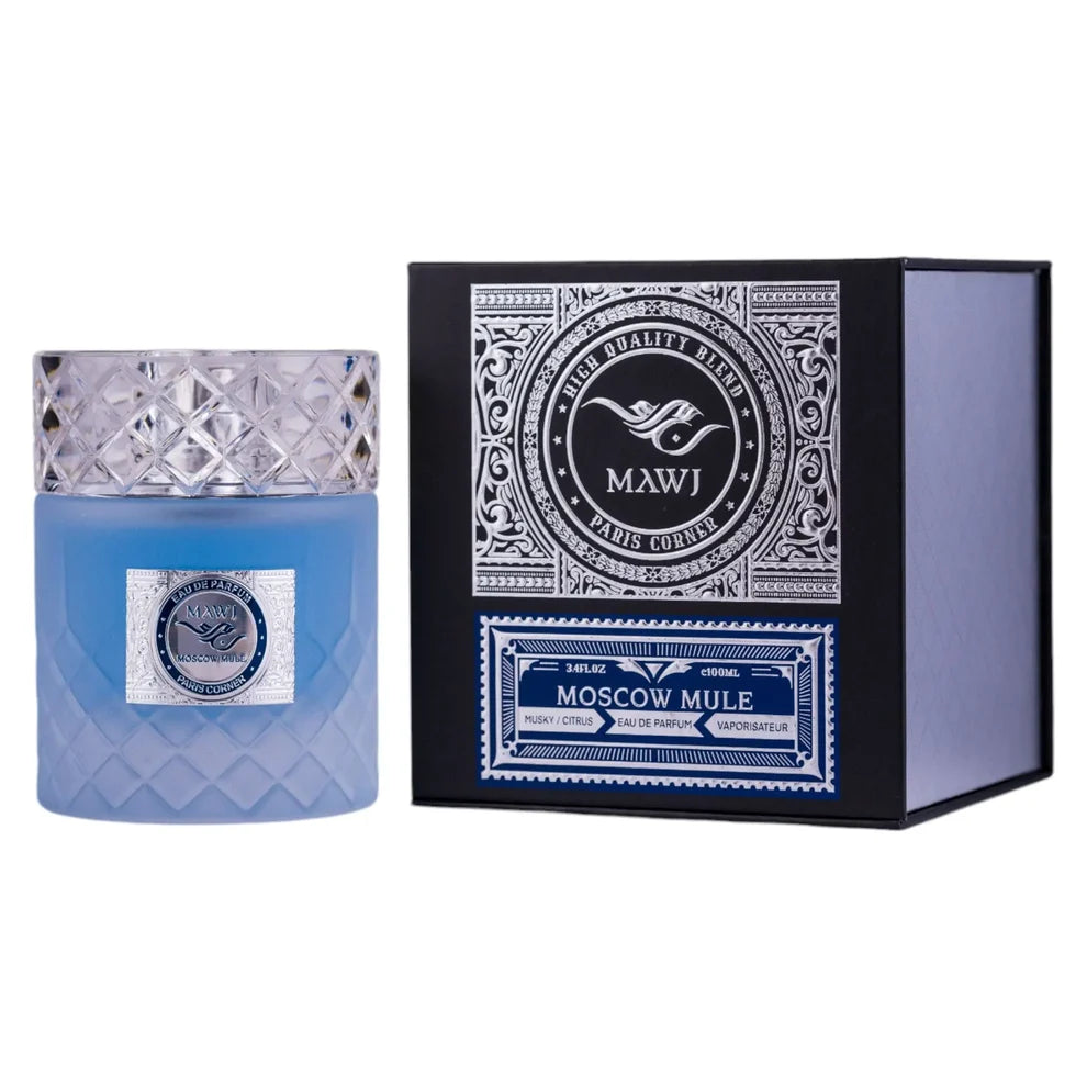 Paris Corner Mawj Moscow Mule Eau de Parfum 100ml 3.4 fl oz bottle - fresh citrus ginger unisex perfume