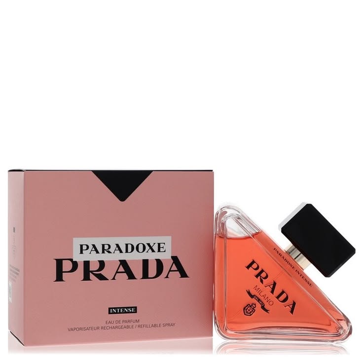 Prada Paradoxe Intense Eau de Parfum 90ml pink triangle bottle for women