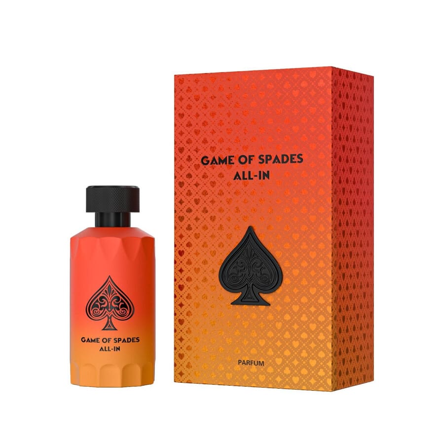 Jo Milano Game of Spades All In Parfum 100ml 3.4 oz unisex perfume bottle with box