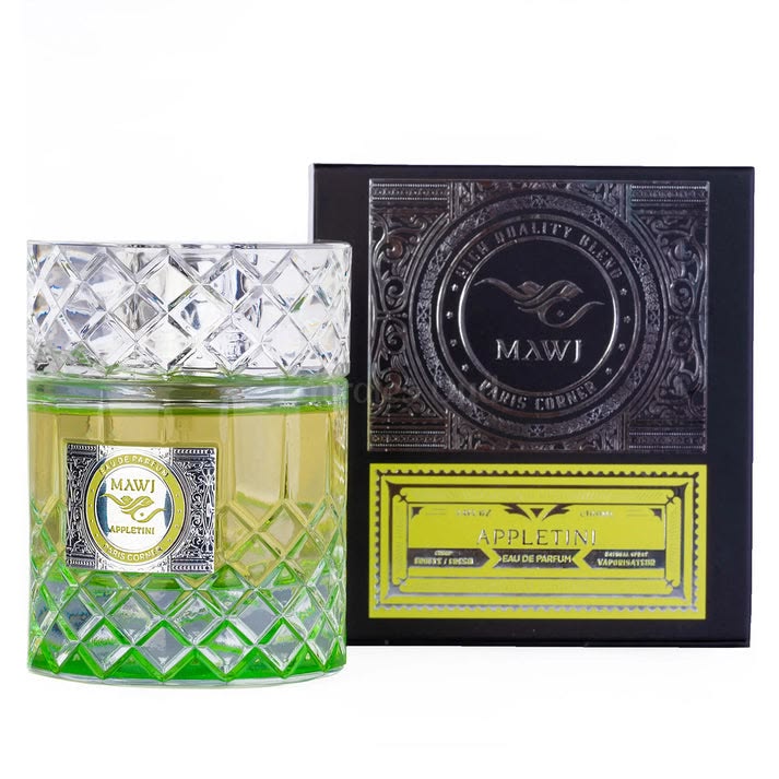 Paris Corner Mawj Appletini Eau de Parfum 100ml 3.4 fl oz bottle - unisex apple and brandy fragrance
