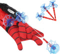 Kids spider hero web shooter glove toy with suction cup darts and rope