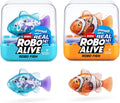 ZURU Robo Fish water-activated color-changing robotic swimming fish toy for kids