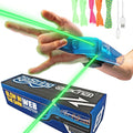 ZipString Aracna glow-in-the-dark web shooter firing a fast string loop