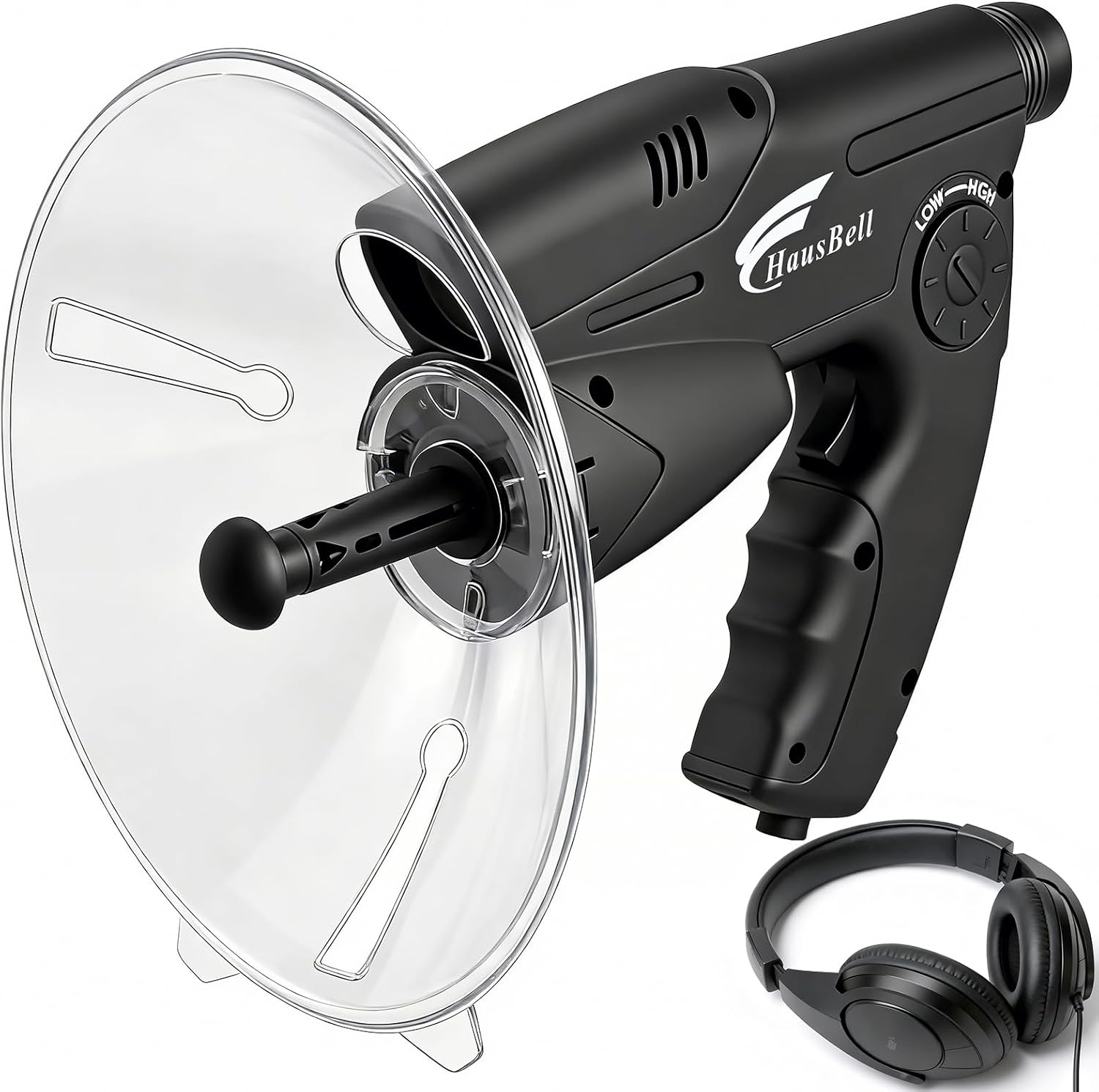 Kids nature explorer toy with parabolic sound amplifier microphone monocular and headphones