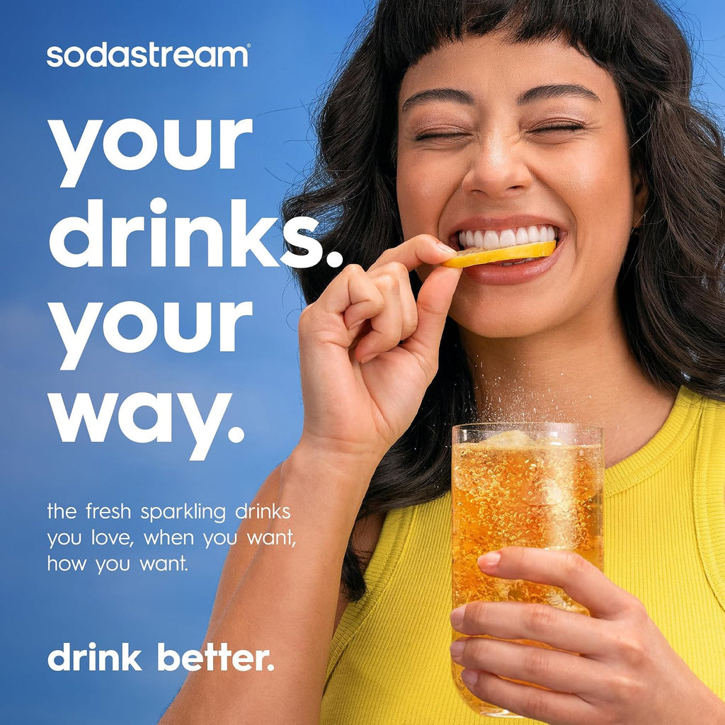 SodaStream TERRA Sparkling Water Maker – Countertop Soda Machine with CO2