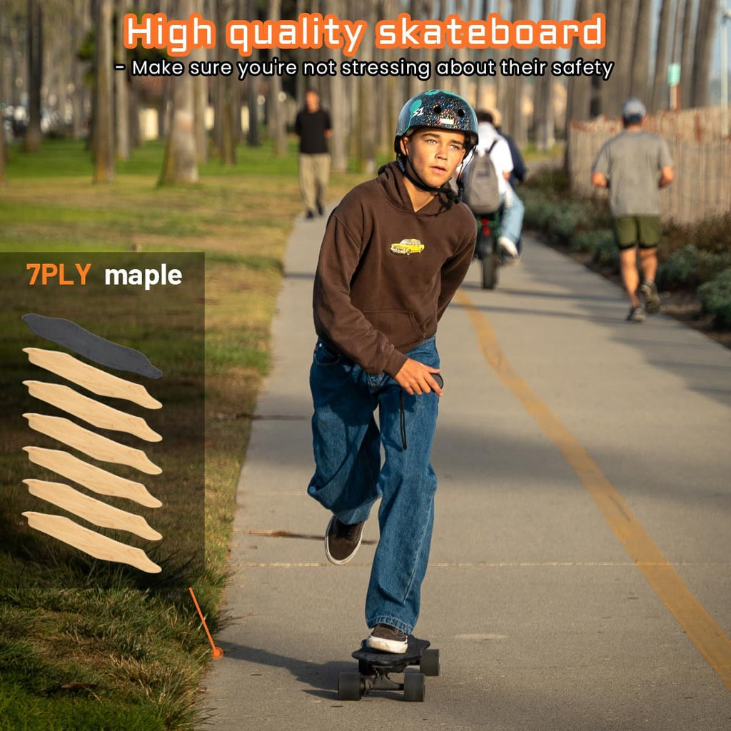 MEEPO Campus Electric Skateboard – Beginner E-Skateboard for Teens 15.5 mph
