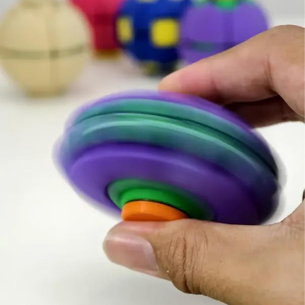 Press and Spin Fidget Ball – 3D Printed Sensory Stress Relief Toy
