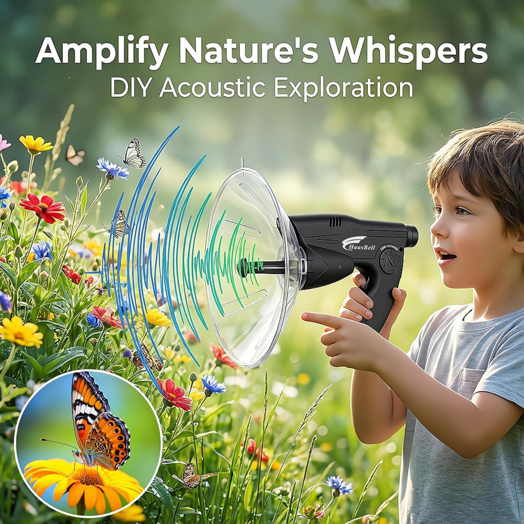 Kids Spy Listening Device with Monocular – Nature Sound Amplifier Explorer Toy
