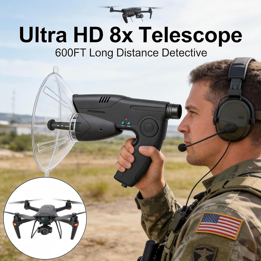 Kids Spy Listening Device with Monocular – Nature Sound Amplifier Explorer Toy