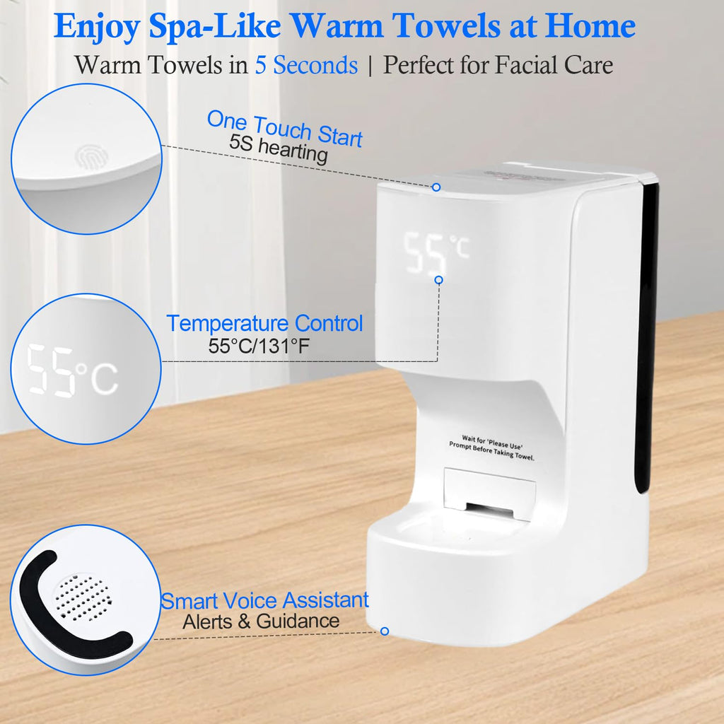Compressed Towel Refills 60-Count – Spa-Grade Towels for Towel Warmers
