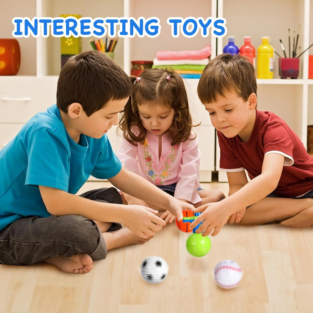 Flashing Light Up Spinning Tops – LED Gyroscope Party Favor Toys for Kids