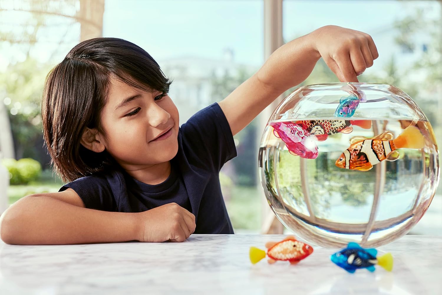 ZURU Robo Fish – Water-Activated Color-Changing Robotic Swimming Fish Toy