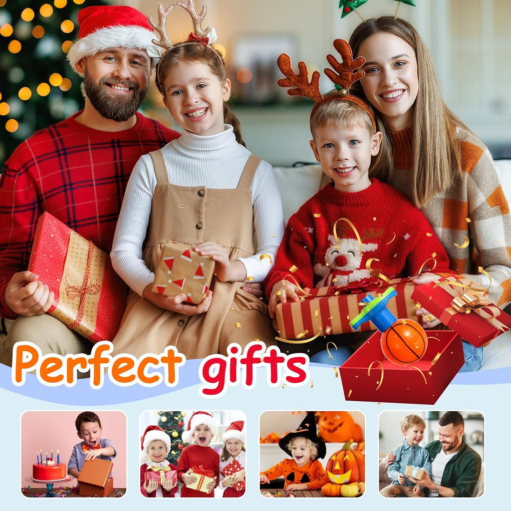 Flashing Light Up Spinning Tops – LED Gyroscope Party Favor Toys for Kids