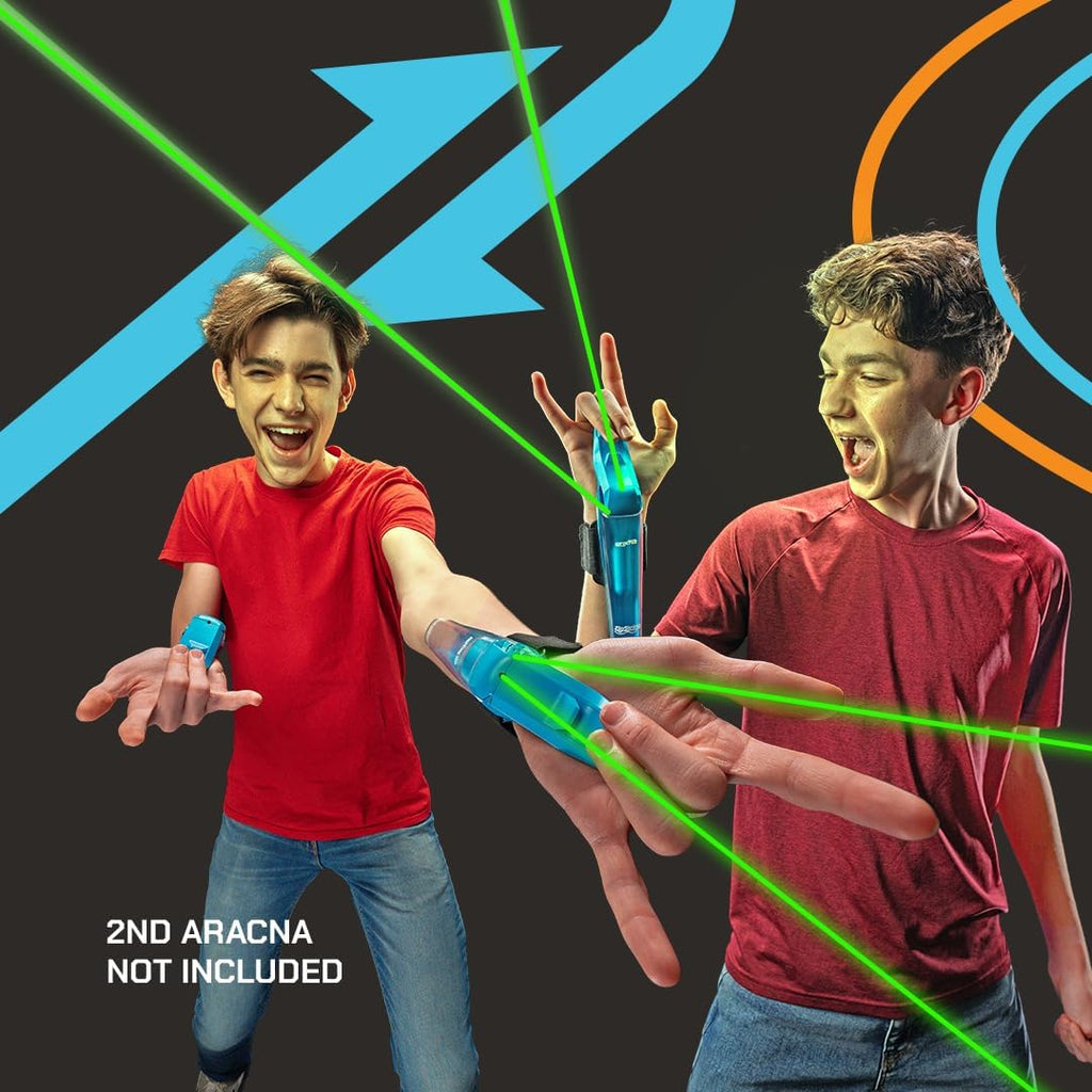 ZipString Aracna Glow-in-the-Dark Web Shooter – String Loop Trick Toy