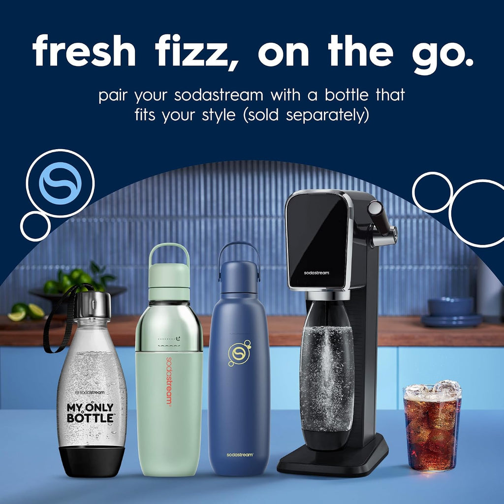 SodaStream TERRA Sparkling Water Maker – Countertop Soda Machine with CO2