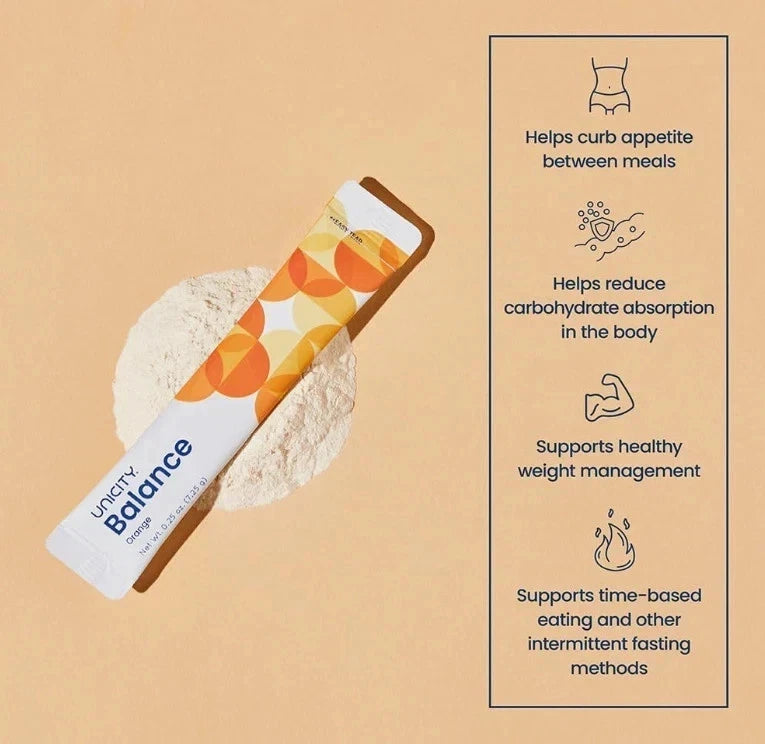 Unicity Unimate 30 pack of Orange Balance for Fiber