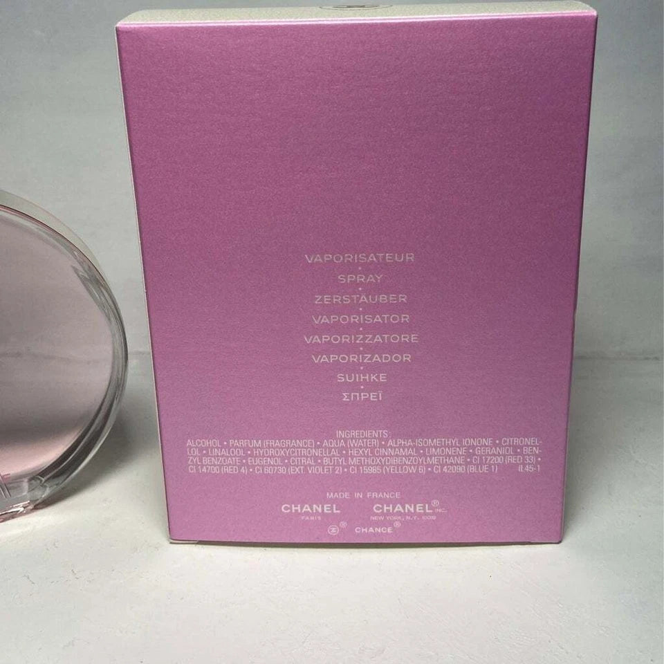 🔥CHANEL Chance Eau Tendre Eau de Parfum 3.4oz Women's perfume spray🔥